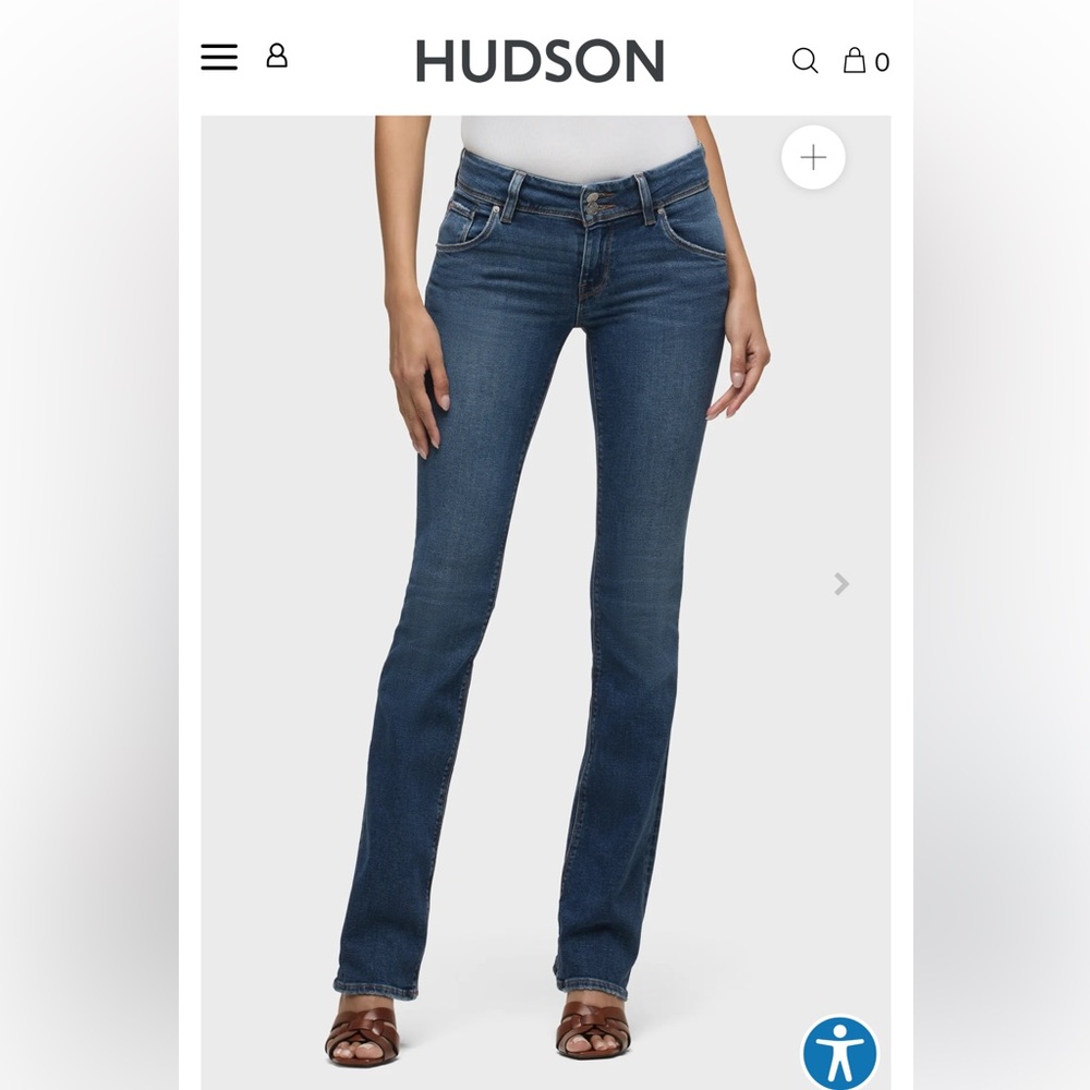 Hudson Jeans-Beth Flap Pocket Baby Bootcut